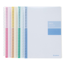 COMIX Iris Notebook 50/80 Hojas A5 Size PP Cover Spiral Notebook